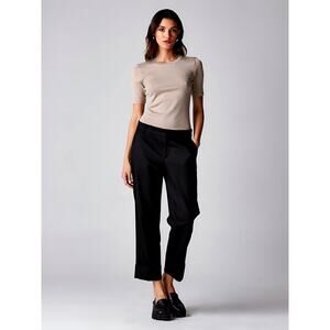 Vince Navy Tailored Ankle Pants Women’s Size 2 Slim Fit Minimalist Trousers